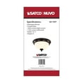 thumbnail image 5 of 62/1557-Nuvo Lighting-Center Lock - 19W LED Flush Mount In Traditional Style-6 Inches Tall and 10.88 Inches Wide, 5 of 17