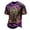Purple, variant on KLHDSF Mens Halloween Graphic Top Short Sleeve Crewneck Casual Party T-Shirt Black L