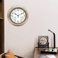 thumbnail image 4 of Reloj de pared interior termómetro e higrómetro combinados Colco Reloj de pared dorado, 4 of 7