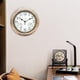 thumbnail image 5 of Reloj de Pared Moderno Zulema 12 Pulgadas con Termómetro y Higrómetro Dorado, 5 of 8