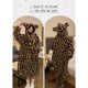 thumbnail image 3 of Conjunto de pijama con capucha de leopardo para mujer, traje de Casa suave de felpa, manga larga, franela gruesa y cálida, color Coral, talla grande, Invierno, 3 of 4