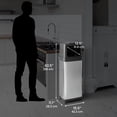 thumbnail image 7 of iTouchless 24 Gallon Rectangular Dual Side Entry Stainless Steel Trash Can with Wheels & Odor Filter, 7 of 7