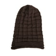 thumbnail image 5 of SHCKE Womens Winter Hats Slouchy Knit Beanie Hat Stretch Thick Cable Knit Hats Warm Beanie Hat Brown, 5 of 5