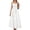 White, variant on Wdgfv Women's Summer Smocked Maxi Dress Spaghetti Strap Flowy Swing A-Line Casual Beach Long Dress