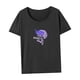 thumbnail image 4 of Camiseta para mujer Verano Suave Tops de verano para mochileros, desplazamientos, viajes de vacaciones Gris, 4 of 7