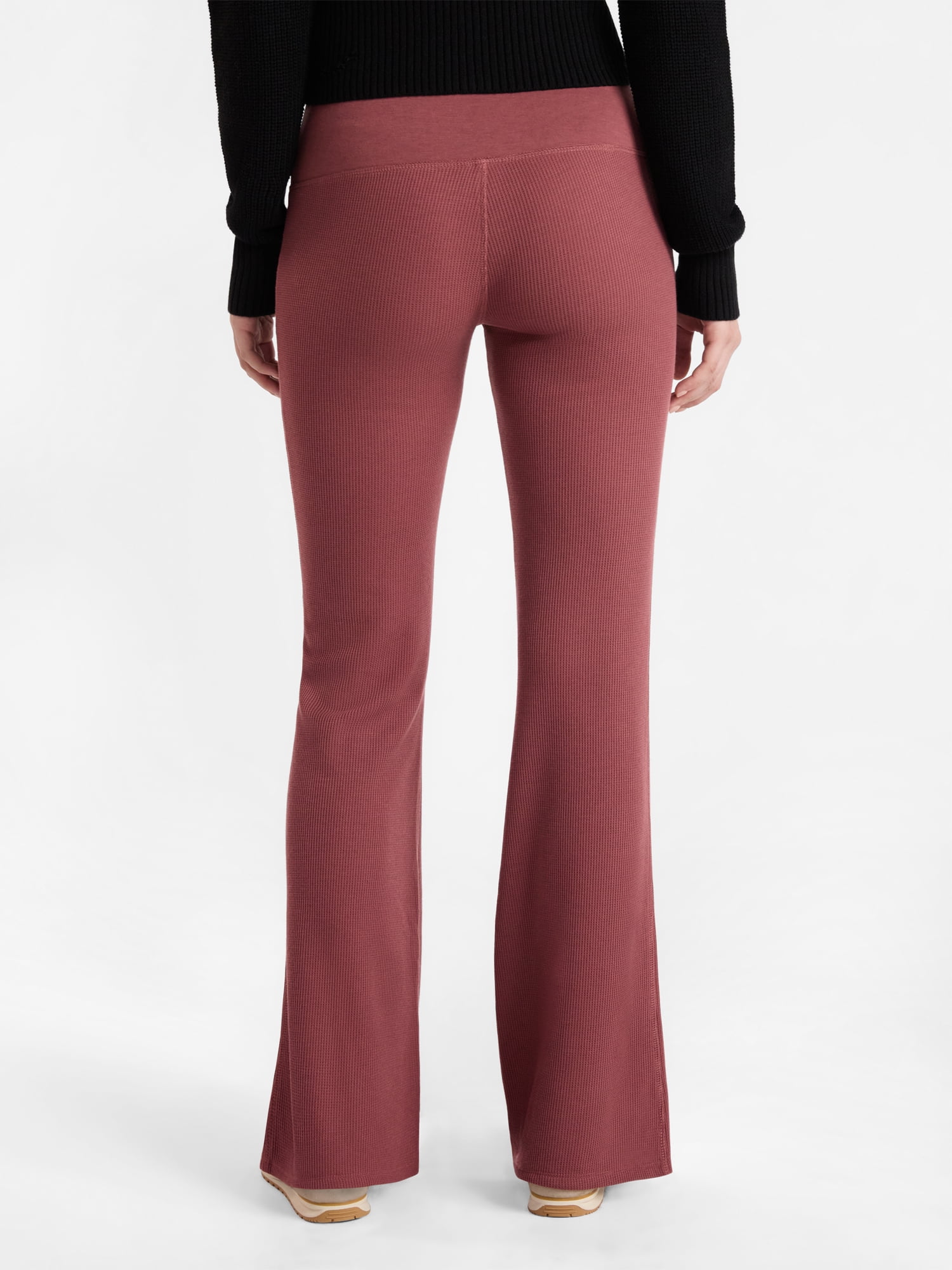No Boundaries Waffle Knit Pants, 31.5'' Inseam, Women's - Walmart.com