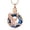 Rose+Blue, variant on Eagle Cremation Jewelry for Women Men Ashes Circle of Life Urn Necklace Stainless Steel Crystal Memorial Pendant Human Pets Ash Holder
