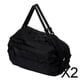thumbnail image 1 of 2 Bolsas De Compras Multiusos Reutilizables, Impermeables, Para Playa, Para Guardar Alimentos, Color Negro, 1 of 5