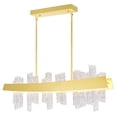 thumbnail image 3 of CWI Lighting Guadiana 39 in LED Satin Gold Chandelier, 3 of 6