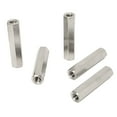 thumbnail image 3 of Hex Coupling Nut,5Pcs Silver M8 Hex Stainless Steel Coupling Nut Hex Coupling Nut Set Built for the Future, 3 of 14