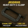 thumbnail image 2 of Jrsdrive C Clamps, Carbon Steel (8 inch), 2 of 12