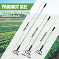 thumbnail image 6 of BARAYSTUS Garden Cultivator 4-Teeth Rake with Telescopic Handle and Soft Handle Cover, 6 of 7