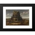 thumbnail image 2 of Jan Christiaensz Micker 14x11 Black Modern Framed Museum Art Print Titled - The Tower of Babel, 2 of 5