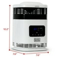 thumbnail image 5 of BLACK+DECKER 1,500-Watt-Max Mini 360° Surround Heater with Digital Display and Remote, BH1607, 5 of 11