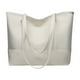 thumbnail image 2 of Bolso grande de mano para mujer con cremallera, bolso de mano de cuero para el trabajo y viajes., 2 of 6