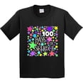 thumbnail image 3 of Inktastic 100 Days of School Pastel Stars Youth T-Shirt, 3 of 5