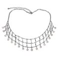 thumbnail image 1 of Alamode LO4731-16 Femmes Collier en Métal Blanc Ruthénium avec Cristal de Qualité Supérieure en Améthyste Légère - 16 Po., 1 of 1