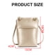 thumbnail image 2 of Bolso vertical de PU para teléfono móvil, moderno, sencillo, mini, diagonal, pequeño, bolso de hombro, suave, pequeño, 2 of 5