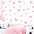 thumbnail image 7 of 60 Pcs Valentines Day Wall Decals, Heart Wall Stickers Decor, Removable DIY Eco-Friendly PVC Wall Decals, for Wedding Anniversary Party Bedroom Home Office School Baby Room Decor, Pink, 7 of 7