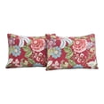 thumbnail image 3 of Lush Decor Sydney Floral Cotton Reversible Quilt, King, Red/Blue, 3-Pc Set, 3 of 7