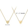 thumbnail image 2 of TINGN Gold Initial Necklaces for Men Women Stainless Steel Box Chain 22 Inch Monogram Capital Necklace, 2 of 5