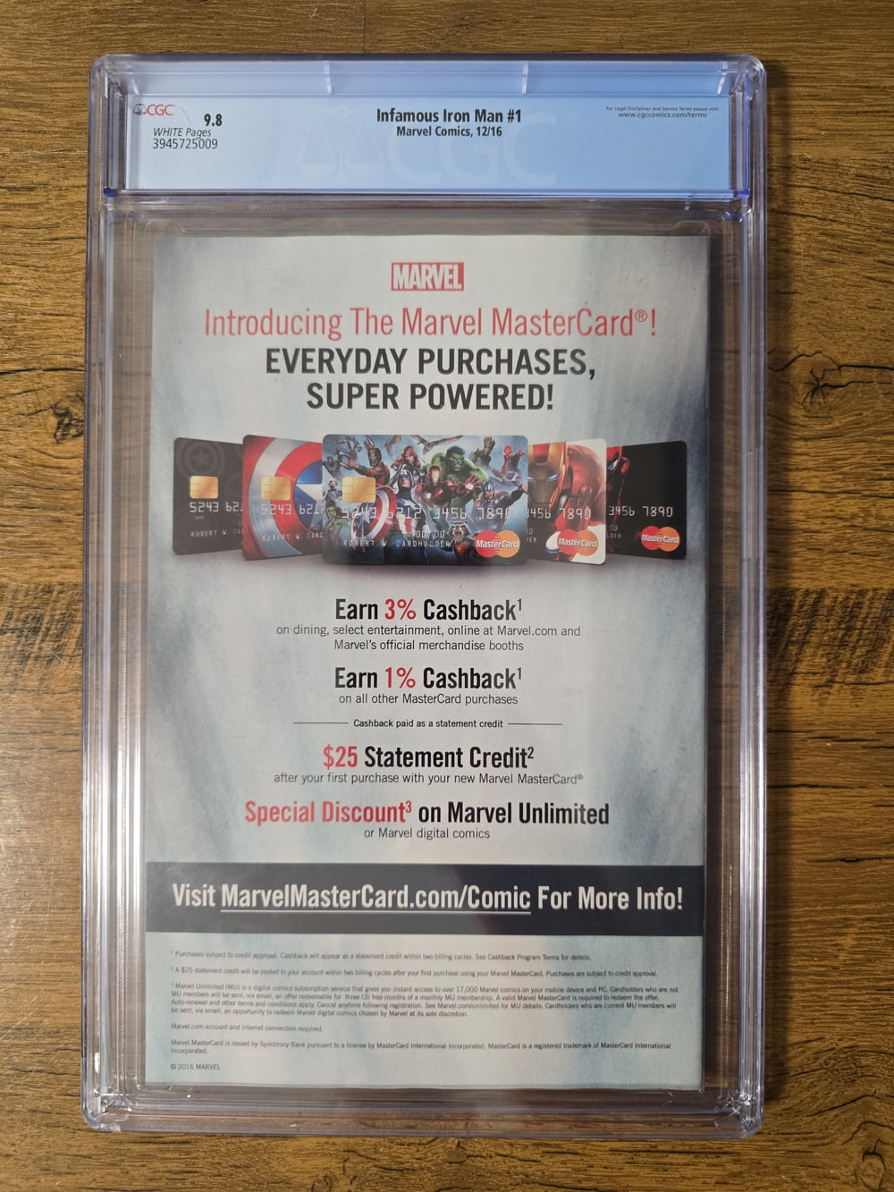 Infamous Iron Man #1 - CGC 9.8 Comic Book