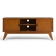 thumbnail image 2 of Draper Solid Wood 60 " WD TV Stand & 22 " WD 2 Bookcases in Teak Brown (3 PCs), 2 of 5