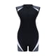 thumbnail image 2 of TaTaai Women's Long Sleeve Athletic Swimsuit, Solid Color Zipper Front Rash Guard with Slim Fit, Sporty Beach Attire for Water Activities, Holiday Season and Poolside Training Gift, 2 of 9