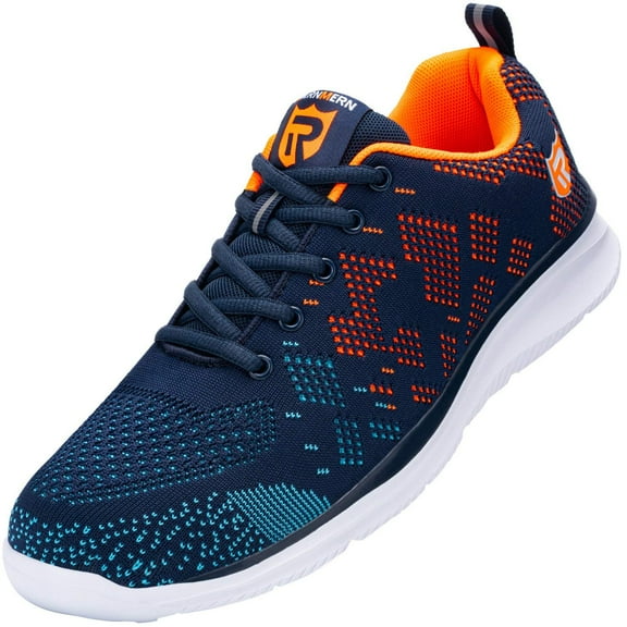 LARNMERN Steel Toe Shoes for Men/Women Anti-Smashing Work Shoes Non-Slip Safety Shoes Light Breathable Casual Shoes