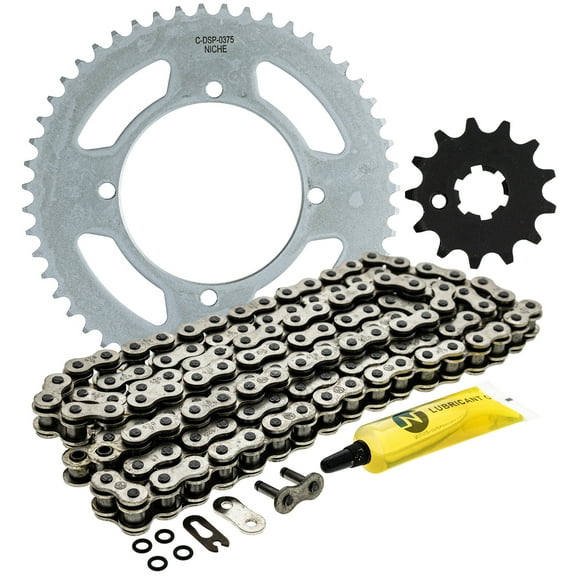 Niche Sprocket Chain Set Kawasaki KX100 KX112 13/51 Tooth 420 O-Ring Front Rear MK1013169