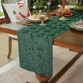 thumbnail image 5 of Luoshdecor Christmas Table Runner,Green Winter Christmas Tree Jacquard Table Runner, for Dining/Parties/Holiday Decor 13.8x55 in, 5 of 7