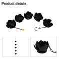 thumbnail image 5 of Outdoor Lotus Drainage Rain Chain Garden Decoration (5 Lotus) 1.2 Meters Outdoor Drainage Chain Japanese Rain Chain, 5 of 8