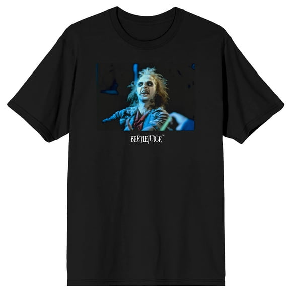 T-shirt Noir pour Homme avec Caractère Belge Beetlejuice