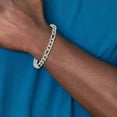 thumbnail image 6 of Chisel Stainless Steel Polished 8mm 9 inch Figaro Chain Bracelet, 6 of 6