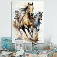 thumbnail image 2 of Designart Herd Of Horses Running II Canvas Wall Art, 2 of 5