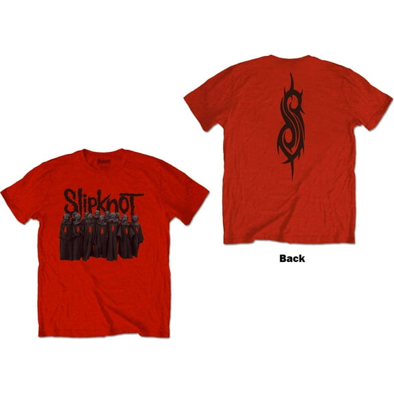 Little Boys' Slipknot Choir (Back Print) Childrens T-shirt 12T Red