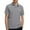 Grey, variant on Afdoent Men's Polo Shirts Male Spring Summer Fashion Solid Color Shirt With Plaid Lapel Short Sleeve Polo Shirt Casual Bussiness