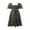 Green, variant on Women Christmas Plaid Maxi Dress Puff Sleeve Square Neck Smocked Dresses Belted Ruffled Gingham A Line Long Party Dress Streetwear