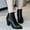 Black, variant on Summer Saving Clearance AXXD Middle Ankle Boots,Soft Over-the-Knee White Shoes For Women Packer Boots Ladies Ankle Boots For Women Winter Outdoor Boots For Clearence