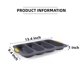 thumbnail image 3 of Molde de silicona antiadherente para pan de 4 agujeros, ideal para hacer panecillos de hot dogs, baguettes francesas y panecillos de hot dogs (morado)., 3 of 5