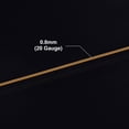 thumbnail image 4 of 20 Gauge 32 Yards Jewelry Beading Wire Tarnish Resistant Copper Wire for Beading Wrapping and Other Jewelry Craft Making Antique Bronze, 4 of 9