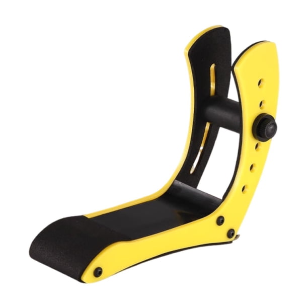 Reposapiés ergonómico ajustable y antideslizante para guitarra eléctrica Amarillo