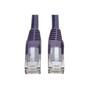Tripp Lite 25-ft. Cat6 Gigabit Snagless Molded Patch Cable(RJ45 M/M) - Purple