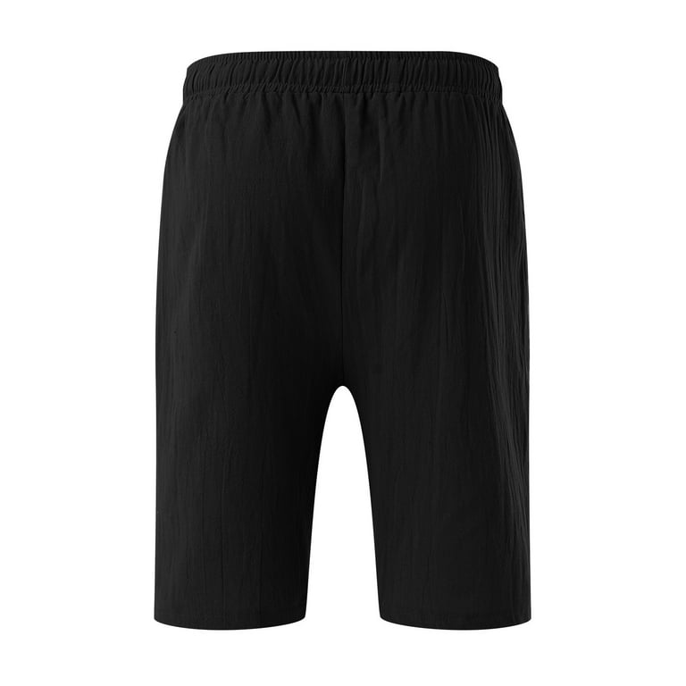 YEEYUANCH Black Shorts Men Mens Short Pajamas Mens Shorts 44 Waist Stretch Men s Cargo Shorts Men Clothing Men s Jogger Shorts Mens Shorts Khaki Above Knee Warehouse Warehouse Deals Walmart