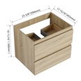 thumbnail image 2 of Oak Bathroom Vanity, 24", Cabinet , Stylish Addition, 2 of 7