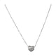 thumbnail image 1 of Collar de plata 925 para mujer, diseño minoritario de Instagram, sentido de la luz, corazón delicado, cadena para clavícula, 1 of 8