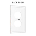 thumbnail image 2 of Disketp Starry Sky White Horse Decorative Light Switch or Outlet Wall Plate with Safety Cover-Style S, 2 of 6