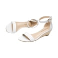 thumbnail image 2 of DREAM PAIRS Women's Ingrid Ankle Strap Low Wedge Sandal, 2 of 4