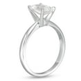 thumbnail image 2 of Pompeii Platinum 1Ct Emerald Cut Diamond Solitaire Engagement Ring Lab Grown (G/H,VS2-SI1), 2 of 3