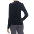 thumbnail image 2 of maison Jules Womens Puff Sleeve Pullover Blouse, Black, X-Small, 2 of 2
